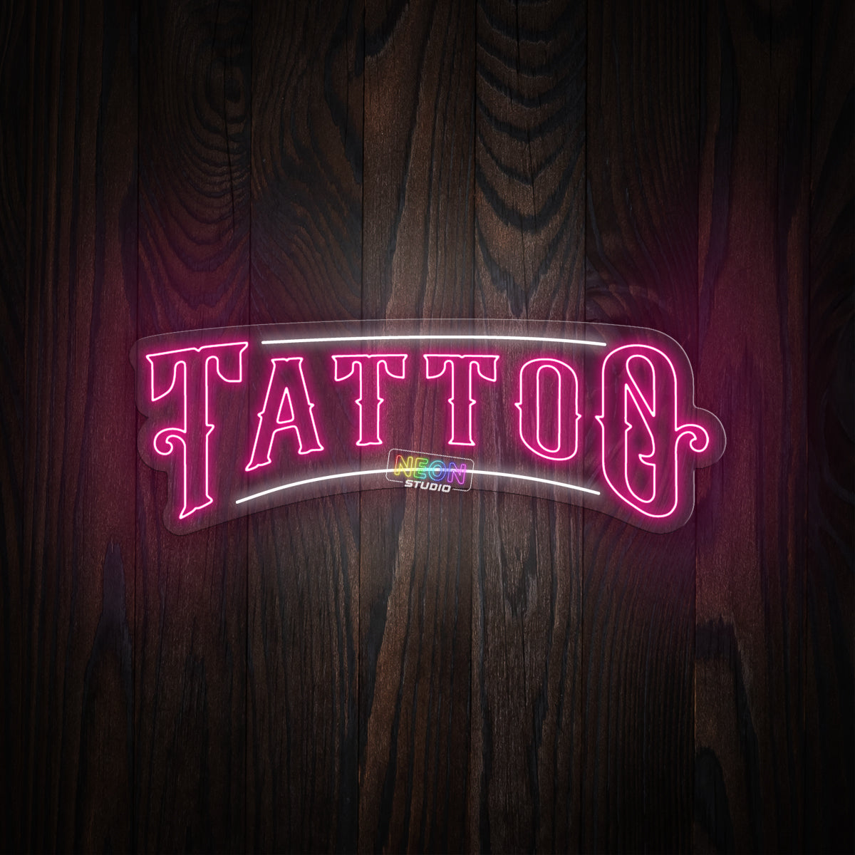 Curved Tattoo Text